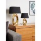 - Taba - Gold Table Lamp with Black & Gold Shade Trio-R50521079 - Taba - Gold Table Lamp with Black & Gold Shade