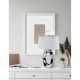 - Taba - Silver Table Lamp with White & Silver Shade Trio-R50521089 - Taba - Silver Table Lamp with White & Silver Shade