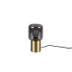 Trio-R50591008 - Nico - Matt Brass Table Lamp with Smoked Glass