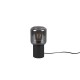 - Nico - Matt Black Table Lamp with Smoked Glass Trio-R50591032 - Nico - Matt Black Table Lamp with Smoked Glass