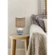 - Esna - Grey Ceramic Table Lamp with Cappucino Shade Trio-R50661025 - Esna - Grey Ceramic Table Lamp with Cappucino Shade