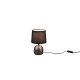 - Malu - Antique Nickel Ceramic Table Lamp with Black Shade Trio-R50802667 - Malu - Antique Nickel Ceramic Table Lamp with Black Shade