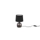 - Malu - Antique Nickel Ceramic Table Lamp with Black Shade Trio-R50802667 - Malu - Antique Nickel Ceramic Table Lamp with Black Shade