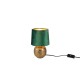 Trio-R50821015 - Sophia - Gold Ceramic Table Lamp with Green Velvet Shade
