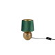 Trio-R50821015 - Sophia - Gold Ceramic Table Lamp with Green Velvet Shade