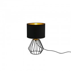 Chuck - Black Table Lamp with Black & Gold Shade Chuck - Black Table Lamp with Black & Gold Shade