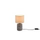 - Mala - Brown Ceramic Table Lamp with Fawn Shade Trio-R50941044 - Mala - Brown Ceramic Table Lamp with Fawn Shade