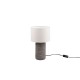 - Mala - Brown Ceramic Table Lamp with Fawn Shade Trio-R50941944 - Mala - Brown Ceramic Table Lamp with Fawn Shade