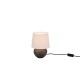 - Lou - Brown Ceramic Table Lamp with Fawn Shade Trio-R50961844 - Lou - Brown Ceramic Table Lamp with Fawn Shade