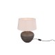 - Lou - Brown Ceramic Table Lamp with Fawn Shade Trio-R50963844 - Lou - Brown Ceramic Table Lamp with Fawn Shade