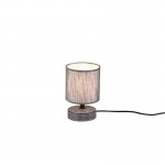 Marie - Vintage Grey Ceramic Table Lamp with Grey Shade Marie - Vintage Grey Ceramic Table Lamp with Grey Shade