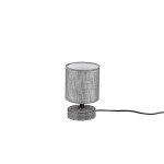 Marie - Vintage Grey Ceramic Table Lamp with Grey Shade Marie - Vintage Grey Ceramic Table Lamp with Grey Shade