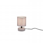 Marie - Vintage Brown Ceramic Table Lamp with Brown Shade Marie - Vintage Brown Ceramic Table Lamp with Brown Shade