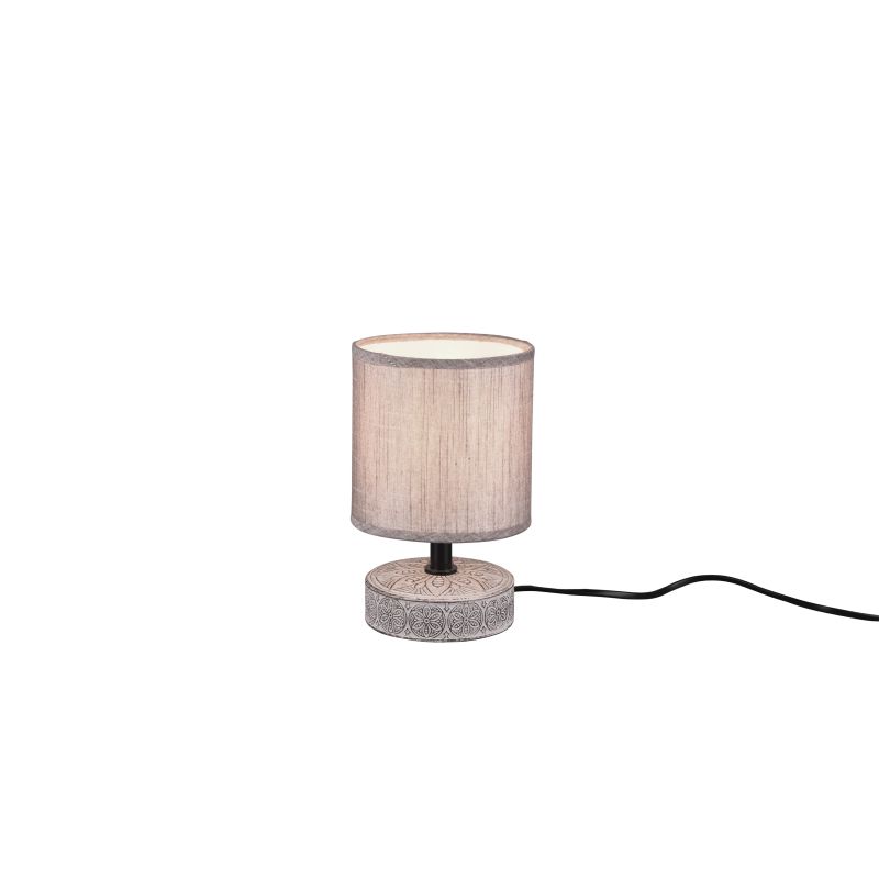 - Marie - Vintage Brown Ceramic Table Lamp with Brown Shade Trio-R50980126 - Marie - Vintage Brown Ceramic Table Lamp with Brown Shade