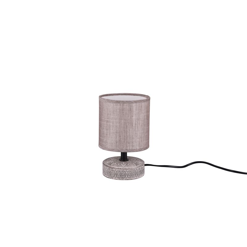 - Marie - Vintage Brown Ceramic Table Lamp with Brown Shade Trio-R50980126 - Marie - Vintage Brown Ceramic Table Lamp with Brown Shade