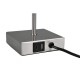 - Ole - Matt Nickel Table Lamp with White Shade USB-C Trio-R51061007 - Ole - Matt Nickel Table Lamp with White Shade USB-C
