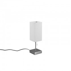 Ole - Matt Nickel Table Lamp with White Shade USB-C Ole - Matt Nickel Table Lamp with White Shade USB-C