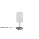 - Ole - Matt Nickel Table Lamp with White Shade USB-C Trio-R51061007 - Ole - Matt Nickel Table Lamp with White Shade USB-C