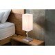 - Ole - Matt Nickel Table Lamp with White Shade USB-C Trio-R51061007 - Ole - Matt Nickel Table Lamp with White Shade USB-C