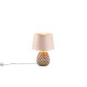 - Ariana - Fawn Ceramic Table Lamp with Fawn Velvet Shade Trio-R51531044 - Ariana - Fawn Ceramic Table Lamp with Fawn Velvet Shade