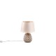 - Ariana - Fawn Ceramic Table Lamp with Fawn Velvet Shade Trio-R51531044 - Ariana - Fawn Ceramic Table Lamp with Fawn Velvet Shade