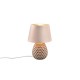 - Ariana - Fawn Ceramic Table Lamp with Fawn Velvet Shade Trio-R51531944 - Ariana - Fawn Ceramic Table Lamp with Fawn Velvet Shade