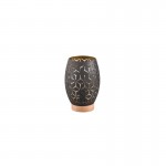 Bidar - Black Table Lamp with Gold & Wood Accent Bidar - Black Table Lamp with Gold & Wood Accent