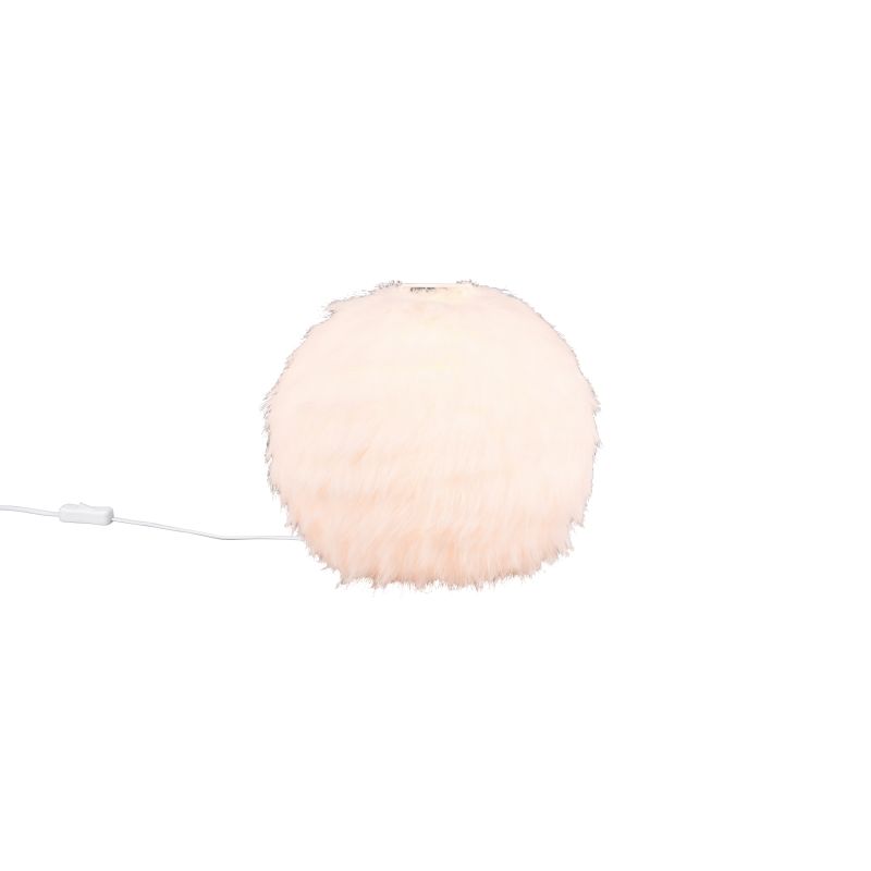 - Furry - White Table Lamp with White Synthetic Plush Ø 30 cm Trio-R51581001 - Furry - White Table Lamp with White Synthetic Plush Ø 30 cm