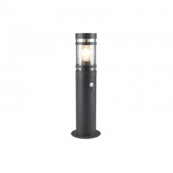 Paloma - Anthracite PIR Bollard with Clear Diffuser