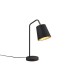 - Buddy - Black Table Lamp with Black & Gold Shade Trio-R51721032 - Buddy - Black Table Lamp with Black & Gold Shade