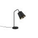 - Buddy - Black Table Lamp with Black & Gold Shade Trio-R51721032 - Buddy - Black Table Lamp with Black & Gold Shade