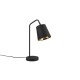 - Buddy - Black Table Lamp with Black & Gold Shade Trio-R51721032 - Buddy - Black Table Lamp with Black & Gold Shade