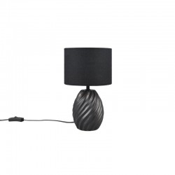 Melva - Black Ceramic Table Lamp with Black Shade Melva - Black Ceramic Table Lamp with Black Shade