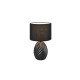 - Melva - Black Ceramic Table Lamp with Black Shade Trio-R51771032 - Melva - Black Ceramic Table Lamp with Black Shade