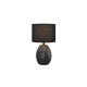 - Melva - Black Ceramic Table Lamp with Black Shade Trio-R51771032 - Melva - Black Ceramic Table Lamp with Black Shade
