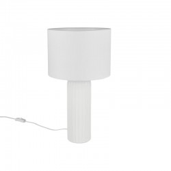 Blair - White Ceramic Table Lamp with White Shade ∅ 28 cm Blair - White Ceramic Table Lamp with White Shade ∅ 28 cm