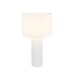 Trio-R51811031 - Blair - White Ceramic Table Lamp with White Shade ∅ 28 cm