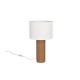Trio-R51811072 - Blair - Mocha Ceramic Table Lamp with White Shade ∅ 28 cm