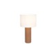 Trio-R51811072 - Blair - Mocha Ceramic Table Lamp with White Shade ∅ 28 cm