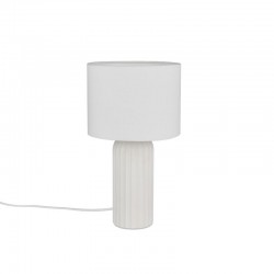 Blair - White Ceramic Table Lamp with White Shade ∅ 20 cm Blair - White Ceramic Table Lamp with White Shade ∅ 20 cm