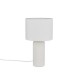 Trio-R51811931 - Blair - White Ceramic Table Lamp with White Shade ∅ 20 cm