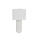 Trio-R51811931 - Blair - White Ceramic Table Lamp with White Shade ∅ 20 cm