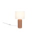 Trio-R51811972 - Blair - Mocha Ceramic Table Lamp with White Shade ∅ 20 cm