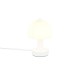 - Glenn - Matt White Table Lamp with White Glass Trio-R51961031 - Glenn - Matt White Table Lamp with White Glass