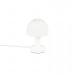 Glenn - Matt White Table Lamp with White Glass Glenn - Matt White Table Lamp with White Glass