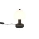 - Glenn - Matt Black Table Lamp with White Glass Trio-R51961032 - Glenn - Matt Black Table Lamp with White Glass