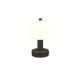 - Glenn - Matt Black Table Lamp with White Glass Trio-R51961032 - Glenn - Matt Black Table Lamp with White Glass