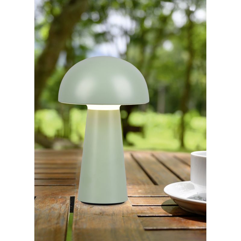 - Lennon - Portable Indoor/Outdoor Rechargeable Green LED Table Lamp Trio-R52176149 - Lennon - Portable Indoor/Outdoor Rechargeable Green LED Table Lamp