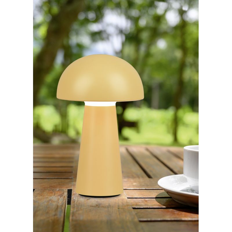 - Lennon - Portable Indoor/Outdoor Rechargeable Yellow LED Table Lamp Trio-R52176183 - Lennon - Portable Indoor/Outdoor Rechargeable Yellow LED Table Lamp