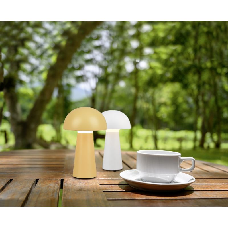 - Lennon - Portable Indoor/Outdoor Rechargeable Yellow LED Table Lamp Trio-R52176183 - Lennon - Portable Indoor/Outdoor Rechargeable Yellow LED Table Lamp